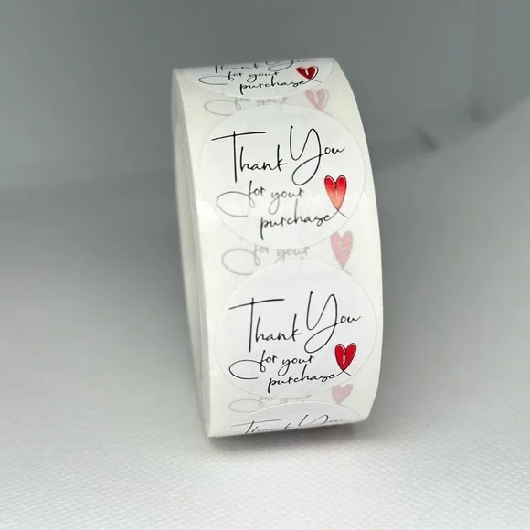 thank you for your purchase stickers | shipping supplies​ for business 1" - Picture 6 of 8